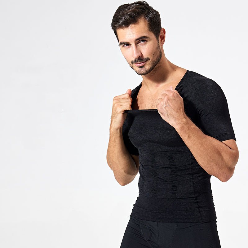 Men's Vest Shapewear Men Body Toning T-Shirt Slimming Body Shaper Corrective Posture Belly Control Compression Man Modeling Underwear Corset